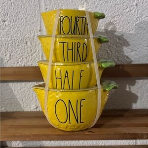RAE DUNN 🍋Lemon🍋 Stacking Measuring Cups